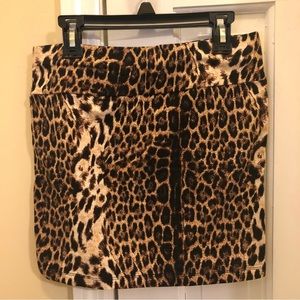 Forever 21 Cheetah Mini Skirt